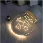 Glass 3D Illusion LED Creative Visualization Lamp - Image 2