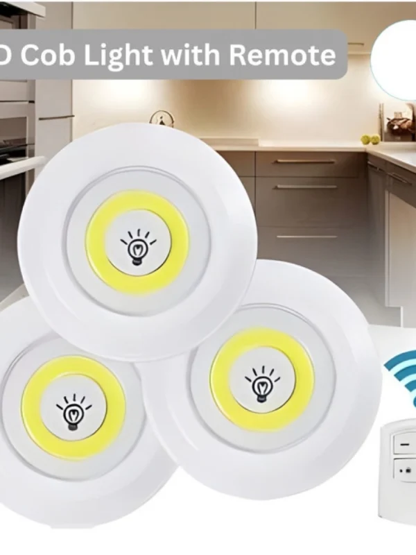 Plastic COB LED Lights with Wireless Remote Control Hot