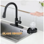 Steel, Plastic Automatic Cup Rinser, Bottle Cleaner, Glass Rinser for Kitchen Sinks - Image 2