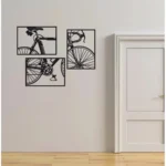 Cycle Serenity Wood Bicycle Wall Decor - Image 2