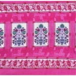 Fleece Floral Printed Double Polar Warm Bedsheet with 2 Pillow Cover (Pink) - Image 3